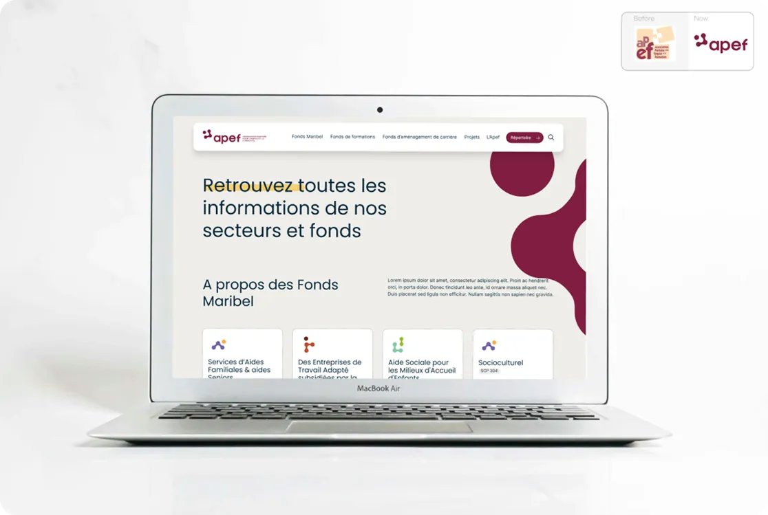 A New Identity and Digital Transformation for APEF ASBL