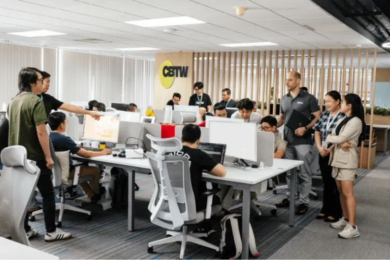 Offshore development center team in Vietnam supporting Australian companies with dedicated software engineering, delivery governance, and Build-Operate-Transfer capability.